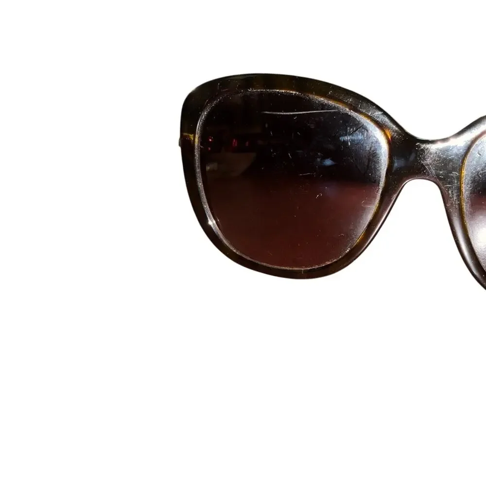 Coach Dark Tortoise Sunglasses HC8164 L953 Bundle w Case & Dust Bag GUC
